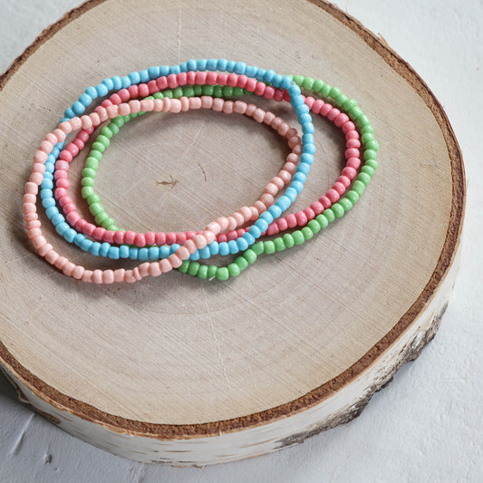 Set of Four Beaded Bracelets