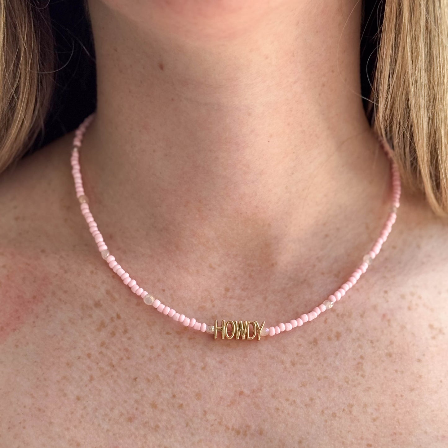 "HOWDY" Necklace