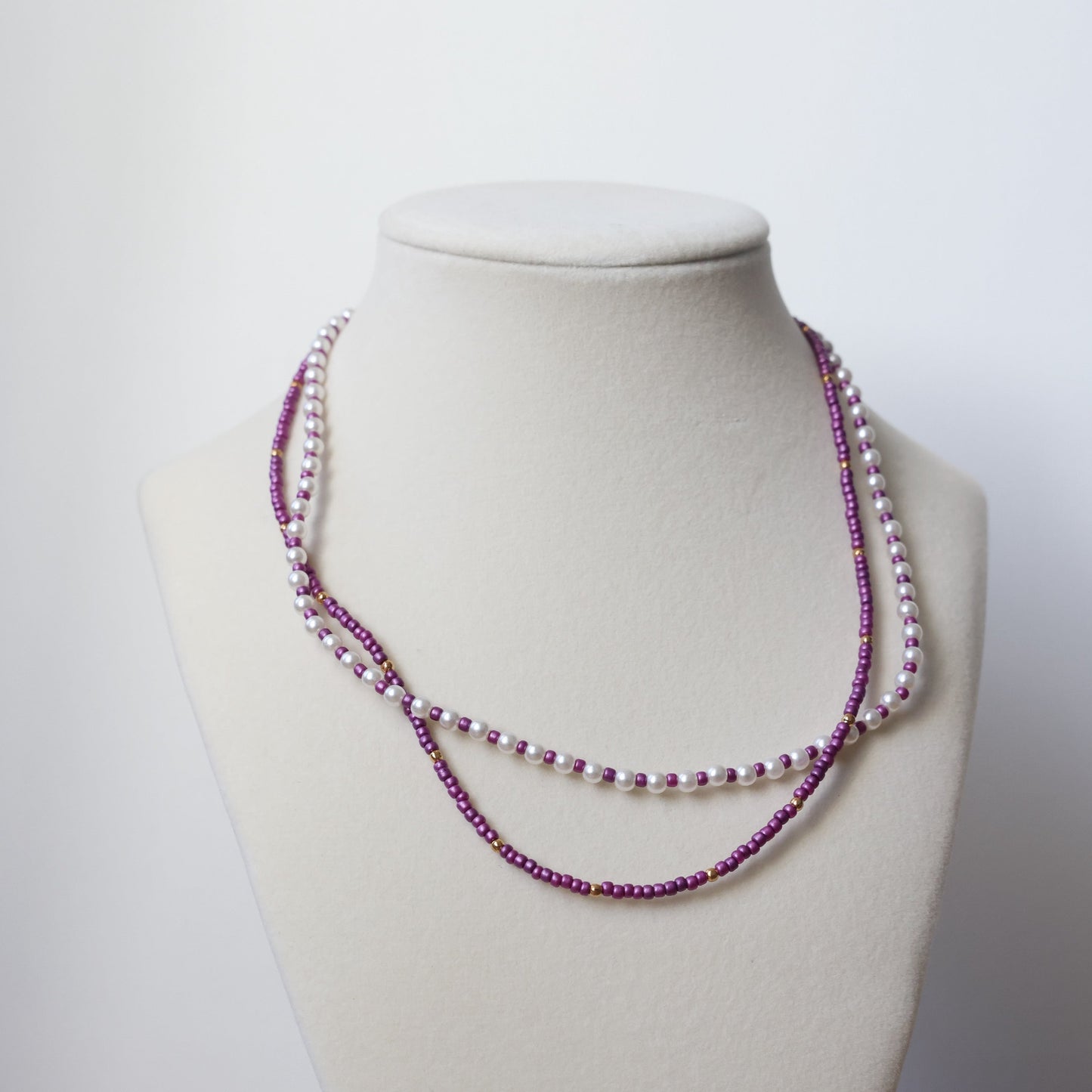 Beaded with Pearl Necklaces
