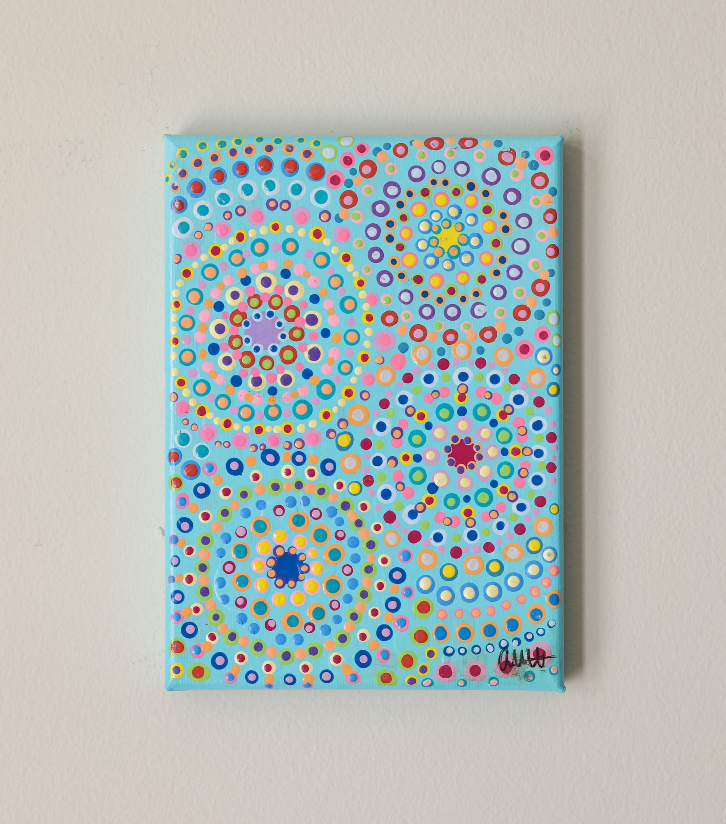 Abstract Dot Painting