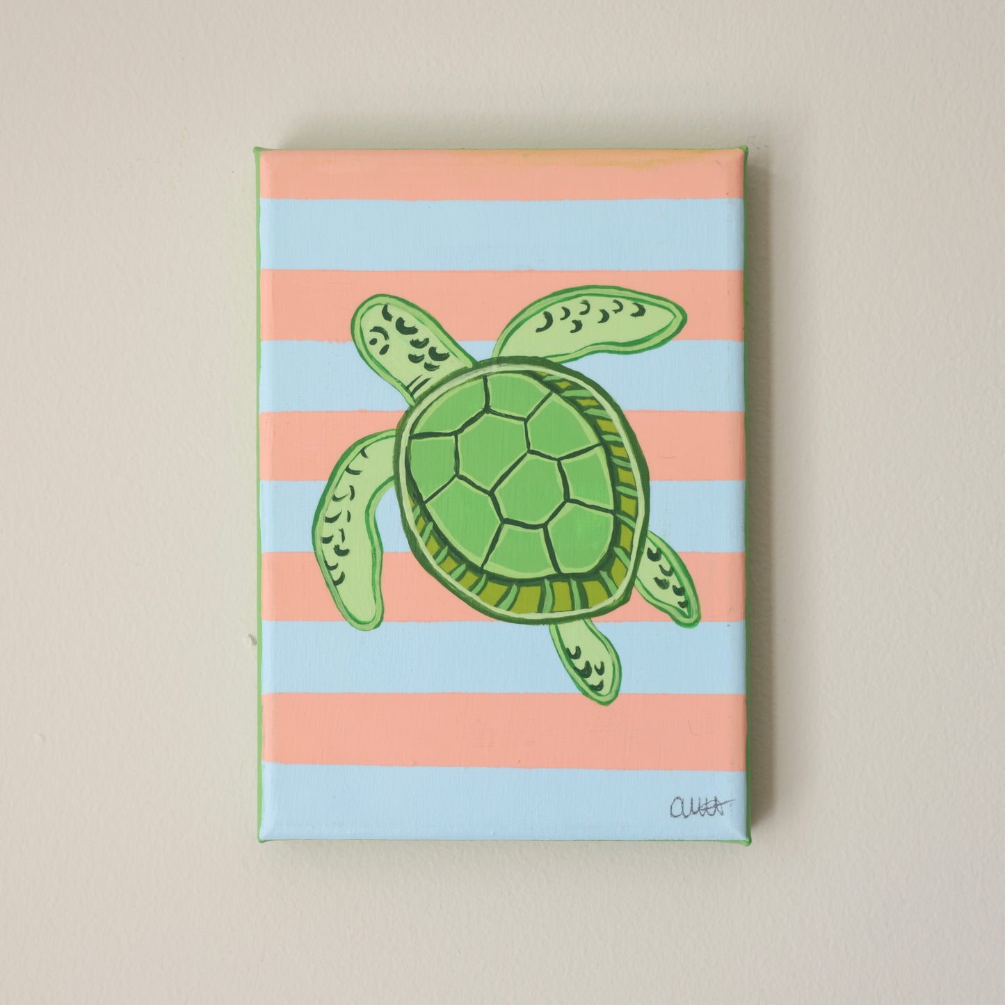 Preppy Sea Life Paintings