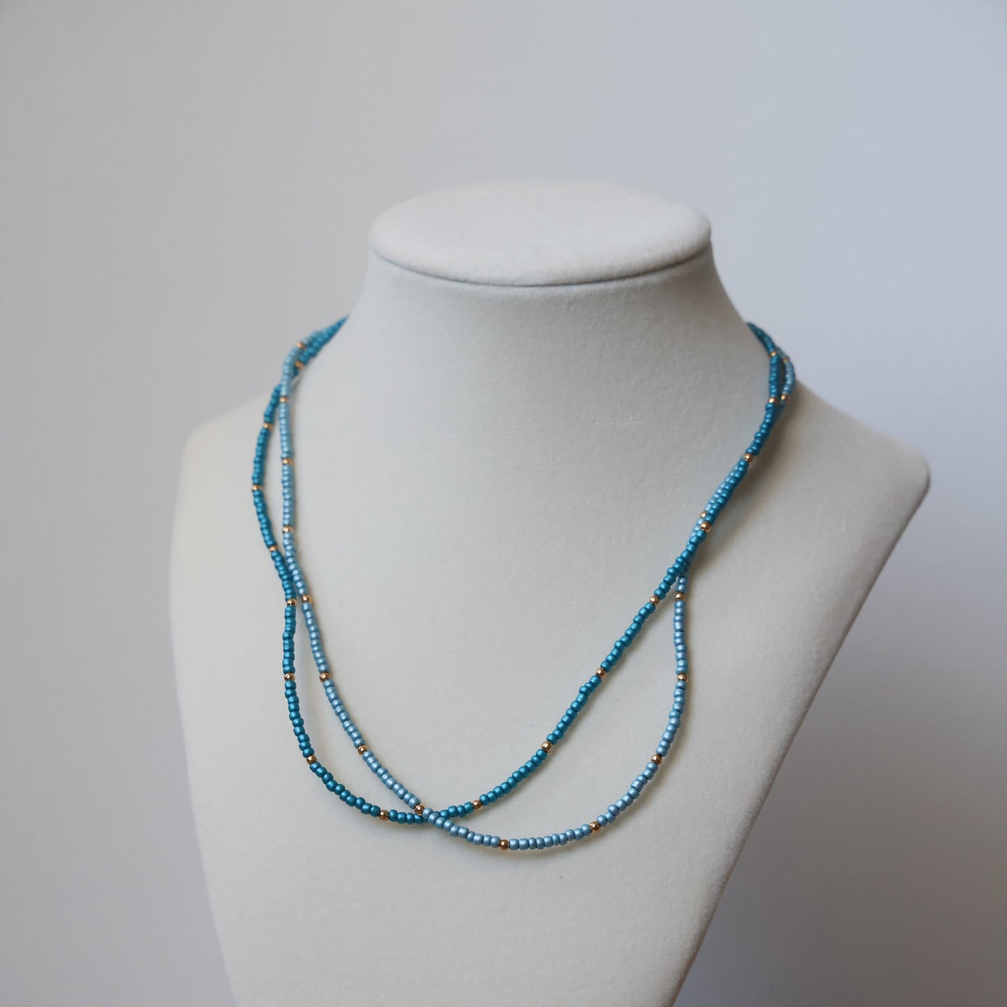 Double Layer Beaded Necklace