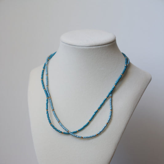 Double Layer Beaded Necklace
