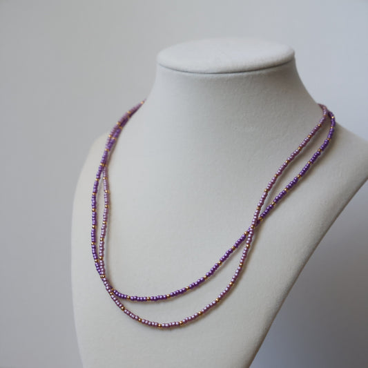 Double Layer Beaded Necklace
