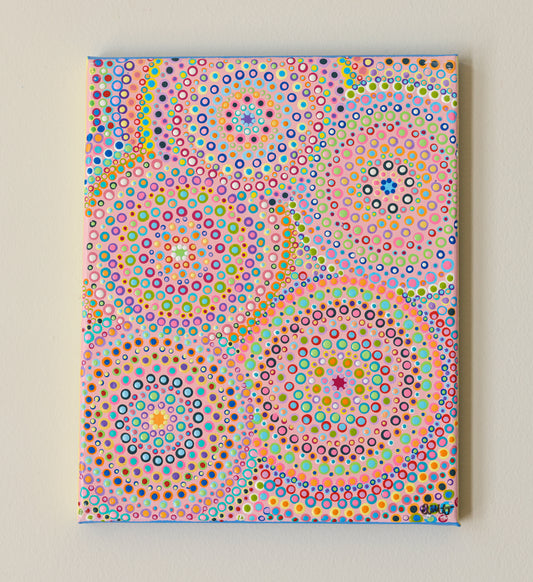 Abstract Dots Painting