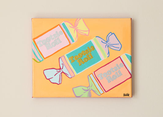 Pop Art Tootsie Roll Painting