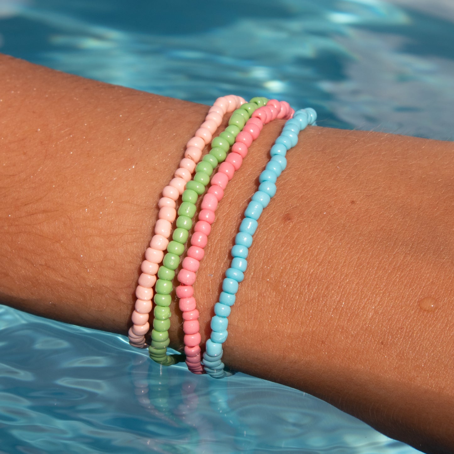 Set of Four Beaded Bracelets