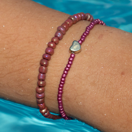 Paired Heart Bracelets